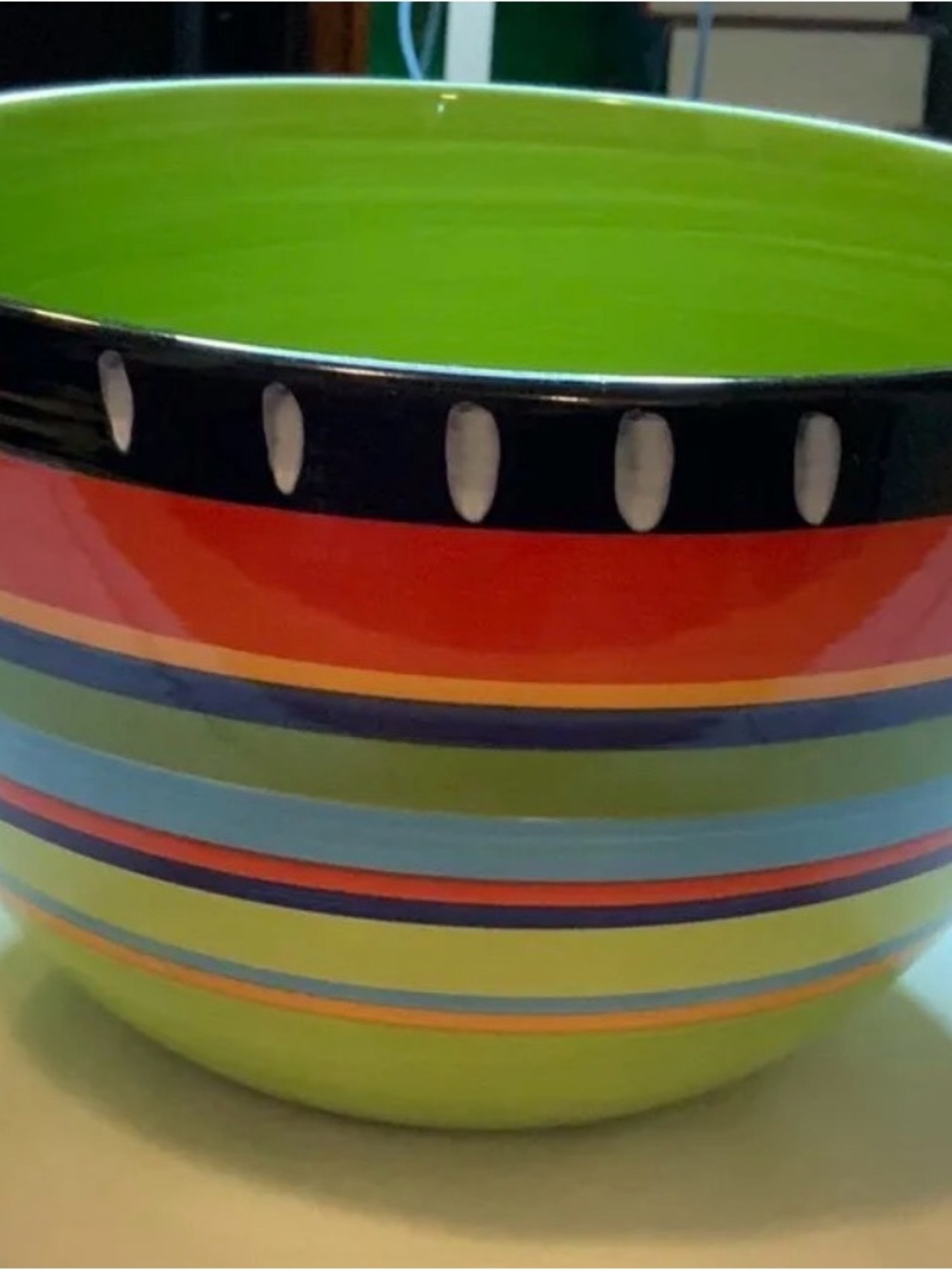 Hand Painted Gibson Elite Pueblo Springs 8" Stoneware
Mixing Bowl